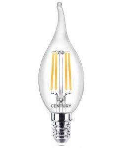 Lampadina filamento led incanto colpo di vento chiara 4w