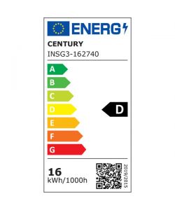 Century Italia Lampadina LED Incanto Saten E27 16W 4000K Goccia 2300lm