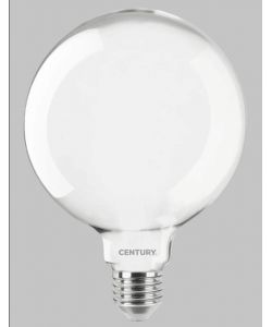 Century Italia Lampadina LED Filamento Globo G125 Saten 16W E27 4000K