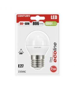 Sfera Led Ecoline 8W 60W E27