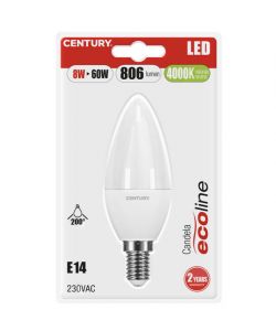 Candela Led Ecoline 8W 60W