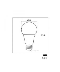 Century Lampadina LED Harmony 80 Goccia E27 17W 3000K 1921lm 65mm
