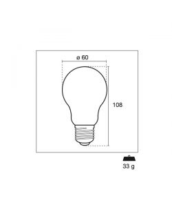 Century Lampadina LED Incanto Saten Goccia E27 11W 4000K 1521Lm