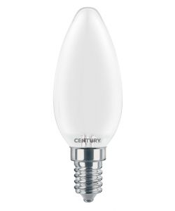 Lampadina LED Incanto Saten Candela dimmerabile 6W E14 4000K 806Lm