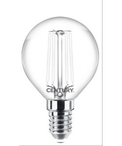 Century Lampadina Sfera Filamento E14 4W 470lm Luce Bianca 4000K