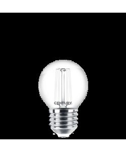 Century Italia Lampadina Sfera Filamento E27 4,5W Bianco 4000K 470lm