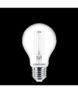CENTURY ITALIA Lampadina LED Filamento E27 Goccia Chiara 7,5W 4000K