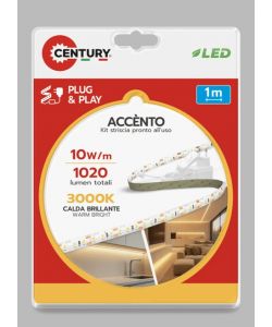 Century Italia Striscia LED Accento 1m 10W 3000K Flessibile IP20