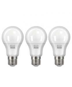 3 Lampadine Classiche Led Ecolight Goccia A60 - 9W