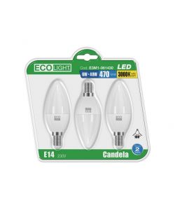 Lampada Classica Led Ecolight Candela 6W