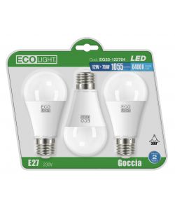 Lampada led goccia - 3 pezzi