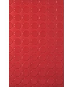 Kobel Pavimento PVC - Rosso Rilievo Bollo - 200cm