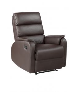 Poltrona Relax reclinabile 75 x 80 x 98 h cm Brown