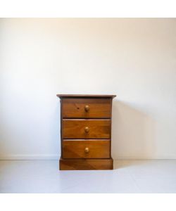 Domo Mea Comodino 3 Cassetti Ciliegio - Elegante Arredo Camera - 62x46x41 cm