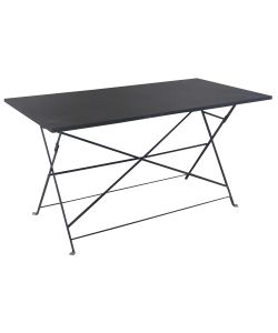 Tavolo pieghevole 70x140 metallo antracite