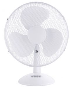 Dr.C. Ventilatore da Tavolo Bianco 45W - 40 cm 3 Velocit, Oscillazione Regolabile