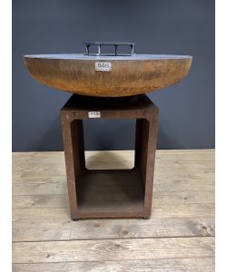 B&B Artigianato Italiano Design - Braciere in Acciaio Corten da 900mm