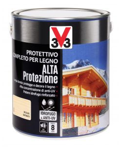 V33 Protettivo Legno Alta Protezione Incolore 2,5 L - Vernice Esterni