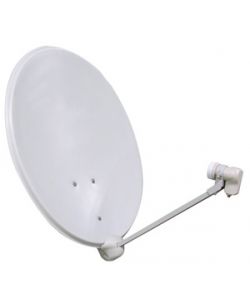 Parabola in acciaio bianca  60 cm