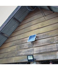 V-TAC Faro LED Solare con Telecomando - Nero - 20W 4000K