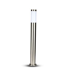 Piantana LED da Giardino in Acciaio Inossidabile h 80cm - Portalampada E27 (max 60W) IP44 per Esterno