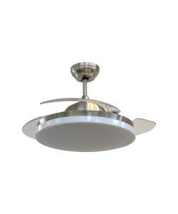 Ventilatore LED da Soffitto 30W 3 in 1 con Motore a Corrente Continua da 35W con Telecomando 3 pale