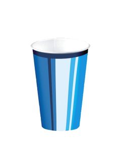 Bicchieri di Carta - Fantasia April Blu - 0,2 l