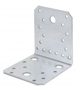 Piastra angolare giunzione 100x100x90x3 mm zincata