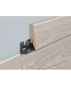 Pircher Battiscopa in MDF - White Oiled - 260 cm