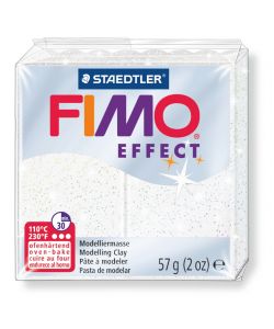 Pasta fimo soft effect 56 g bianco metallico