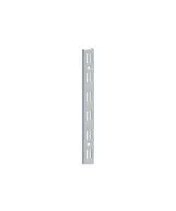 Cremagliera binario doppio - 100 cm. - grigio alluminio