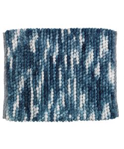Tappeto da bagno Urdu 55x65 cm Blu