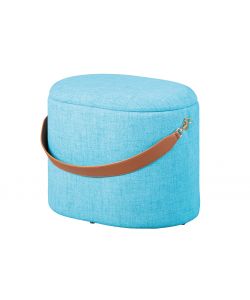 Dilia Pouf contenitore Azzurro