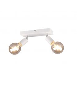 Faretto Vannes 2x E27 Bianco Opaco 40W