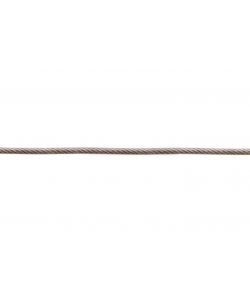 Corda Zincata con Fibra Tessile  3-4 mm
