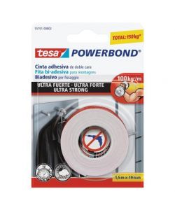 Tesa Nastro Biadesivo Powerbond Ultrastrong - 1.5m x 19mm