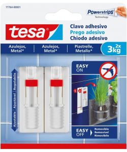 Chiodi adesivi regolabili per piastrelle e metallo tenuta fino a 3 kg