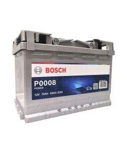 Bosch Batteria Auto 74 Ah 12V - Polo Positivo Destro, Impermeabile