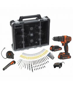 Black+Decker Trapano Avvitatore a Percussione - 18V - 2 Batterie