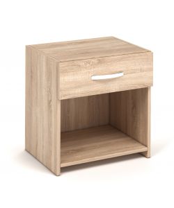Comodino Rovere Chiaro 1 Cassetto Design Essenziale 44,4x35x41 cm