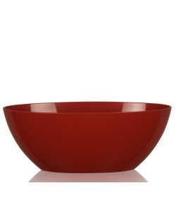 Vaso barca rosso 35 cm