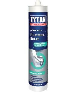 Sigillante Acrilico Flessibile 12% bianco 300Ml Professionale per cartongessi