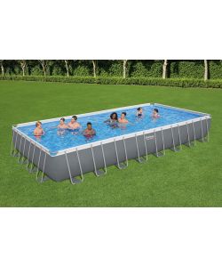 Bestway Piscina Fuori Terra Power Steel - Rettangolare - 956x488 cm