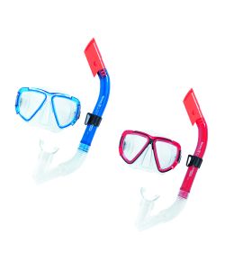 Set maschera e boccaglio Blackstripe per adulti