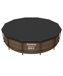 Bestway Copertura Piscina Steel Frame - Antracite -  366 cm
