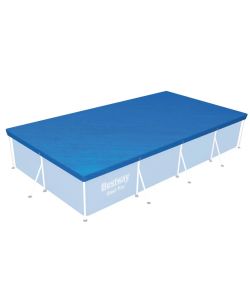 Bestway Coperture Piscina Frame Rettangolare - Blu - 404 x 214 cm