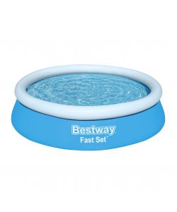 Bestway Piscina Fast Set da Giardino - Blu e Bianco - 183 x 51 cm