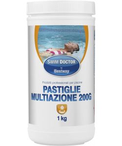 Bestway Cloro in Pastiglie Swim Doctor - Tripla Azione - 1 kg