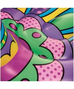 Struzzo Pop multicolor cavalcabile 190 x 166 cm