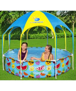 Bestway Piscia Fuoriterra per Bambini Steel Pro UV Careful 244x51 cm